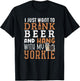 Yorkie Dad Shirt Funny Yorkshire Terrier Dog Lover Beer