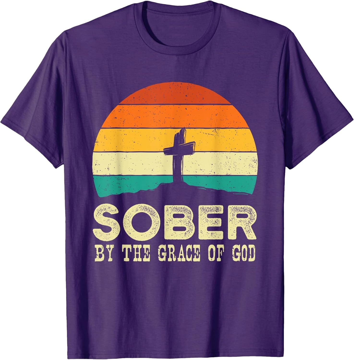 Sober by The Grace of God - Sobriety Anniversary Sober AA NA