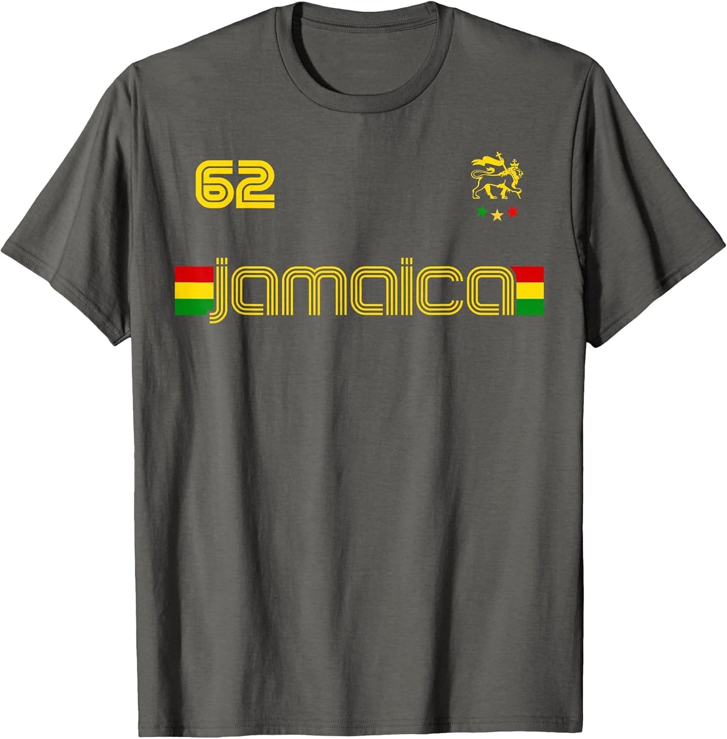Jamaica 1962 Jersey Judah Lion Shirt Rasta Jamaican Flag