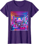 Vaporwave Aesthetic Style Shirt 80s 90s Retro Colorful Room