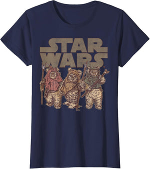 Star Wars Ewok Group Shot Logo