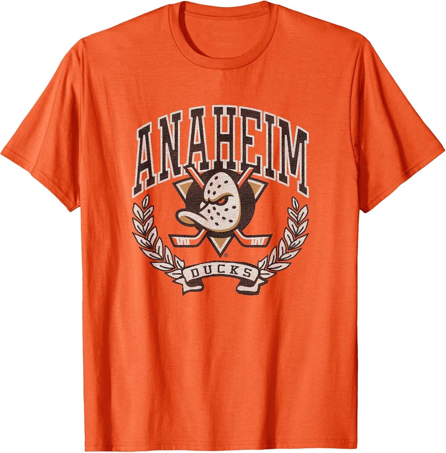 Anaheim Ducks Vintage Victory Orange Licensed