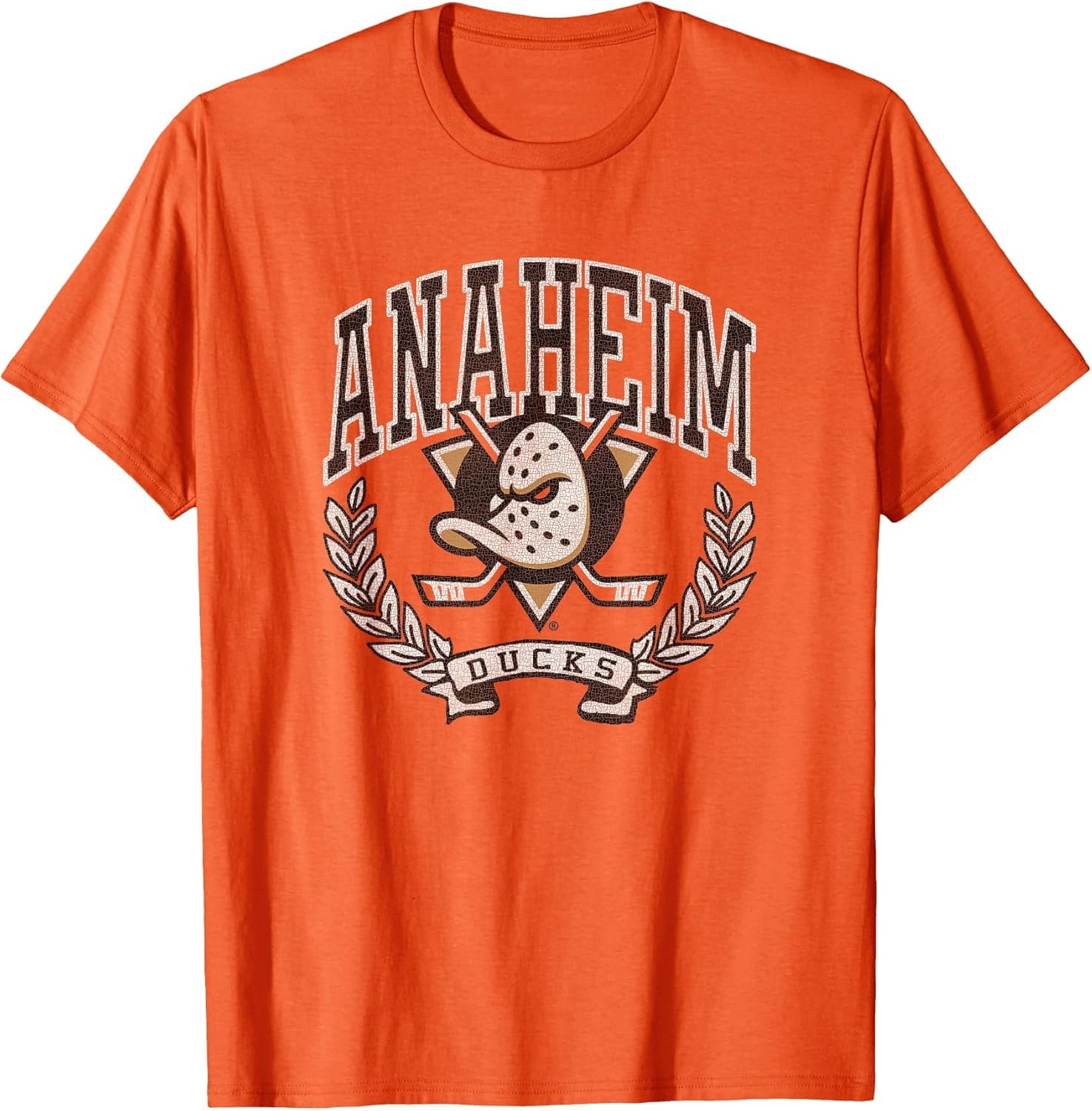 Anaheim Ducks Vintage Victory Orange Licensed