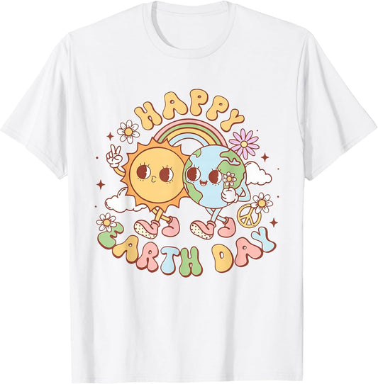 Groovy Earth Day April 22 Planet Anniversary Women Girl Kids