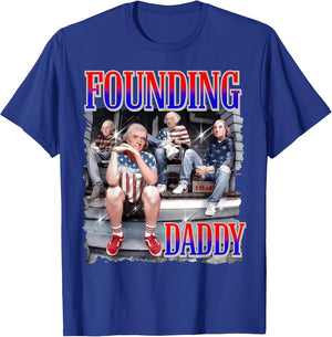 4th of July Shirt Founding Daddy George Washington 1776
