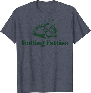 Rolling Fatties Cat Funny Cute Cat Lover Kitten Owner Kitty