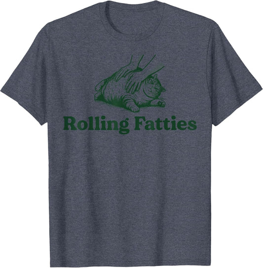 Rolling Fatties Cat Funny Cute Cat Lover Kitten Owner Kitty
