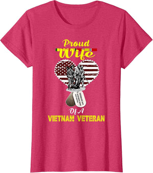 Proud Wife of A Vietnam Veteran T Shirt