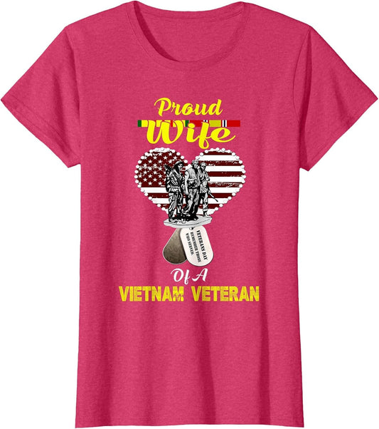 Proud Wife of A Vietnam Veteran T Shirt