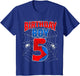 Kids Spider Web Five 5 Years Old It's My 5th Birthday Boy