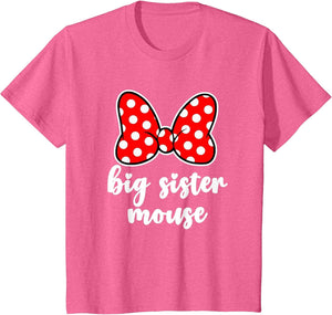 Kids Big Sister Mouse Bow Family Vacation - Youth, Toddler