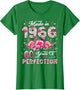 60 Year Old Made in 1966 Floral 60th Birthday Women