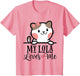 Kids My Lola Loves Me Grandkids Kitty