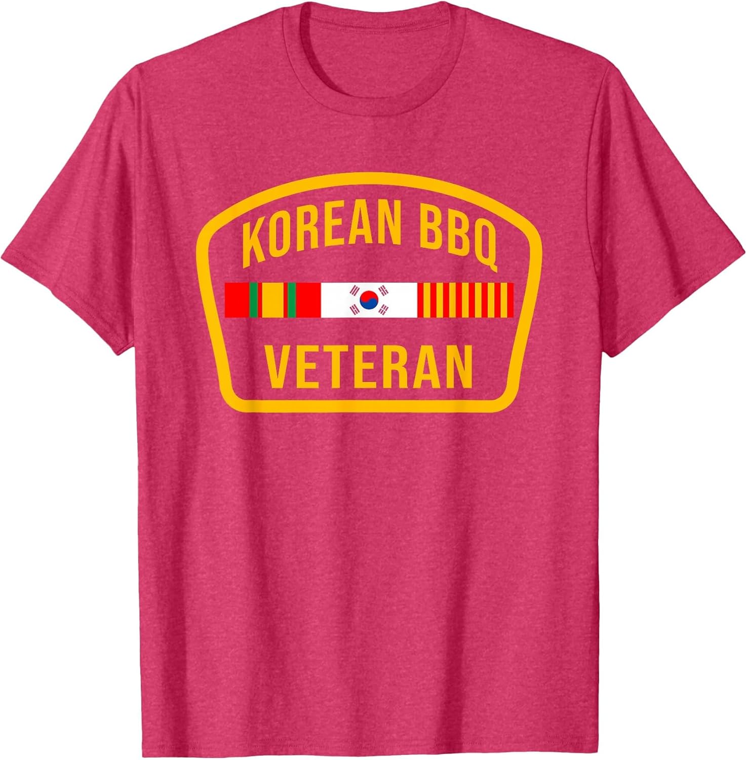 Korean BBQ Veteran Funny Food Lover Gym Cheat Day Military