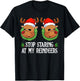 Stop Staring at My Reindeers Funny Christmas Hilarious Joke