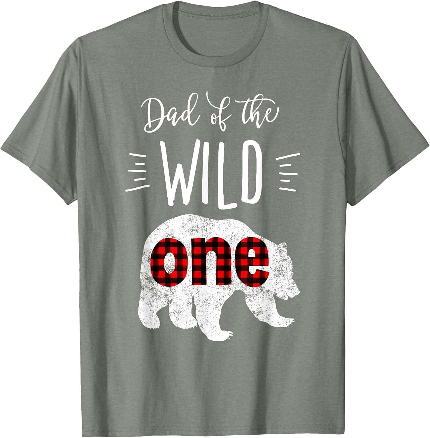 Dad of The Wild One Shirt Bear Lumberjack 1st Birthday