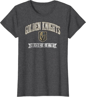 Vegas Golden Knights Vintage Hockey Dark Heather Licensed