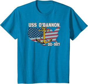 USS O'Bannon DD-987 Warship Veterans Day Father Grandpa Dad