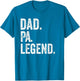 Dad Pa Legend - Vintage Distressed Bold Pa Graphic