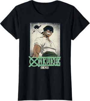 One Piece Anime Vintage Illustration Roronoa Zoro