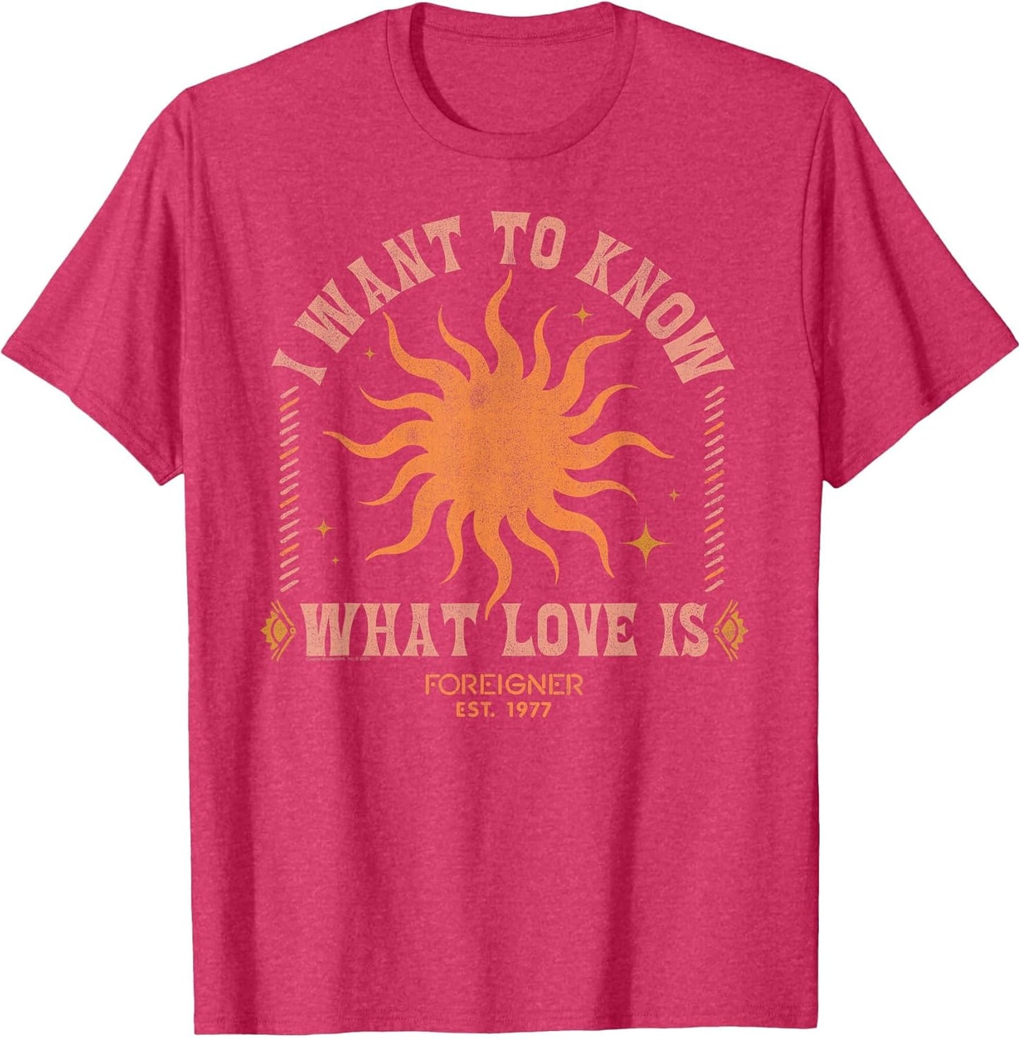 Foreigner I Want to Know What Love is Sun Vintage Band