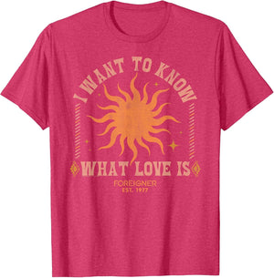 Foreigner I Want to Know What Love is Sun Vintage Band