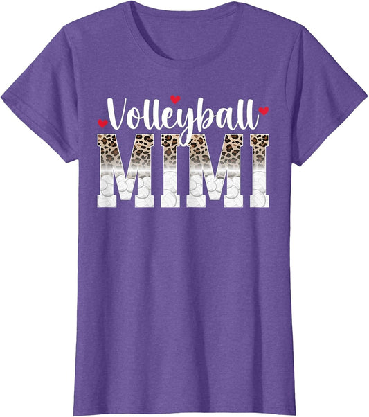 Volleyball Mimi Leopard Grandma Mimi of A Volleyball Player