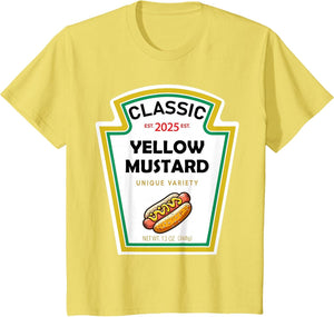 Yellow Mustard DIY Halloween Costume Matching Groupe Mustard