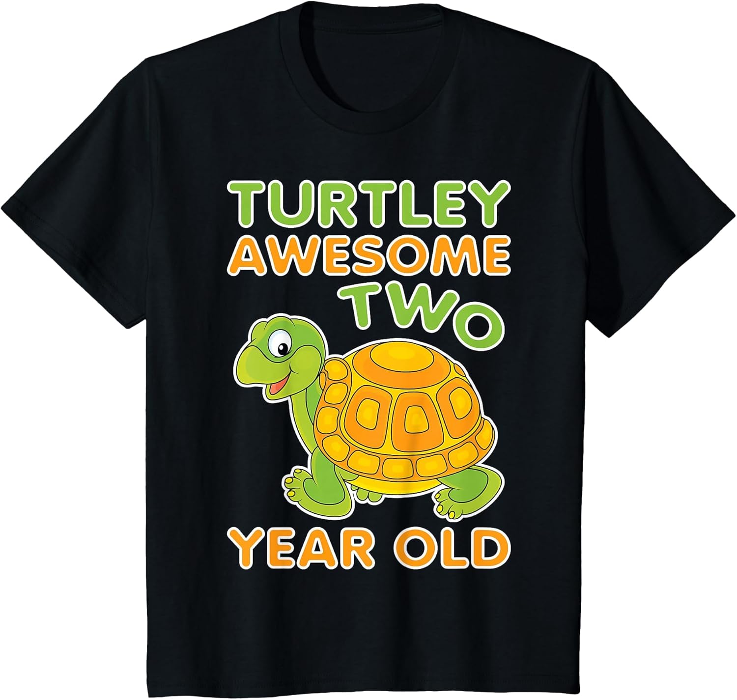 Turtley Awesome Two Year Old Kids 2nd Birthday Turtle