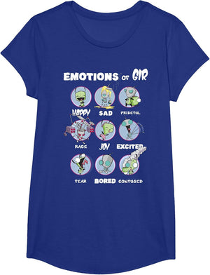Invader Zim Emotions of Gir Circle Portraits