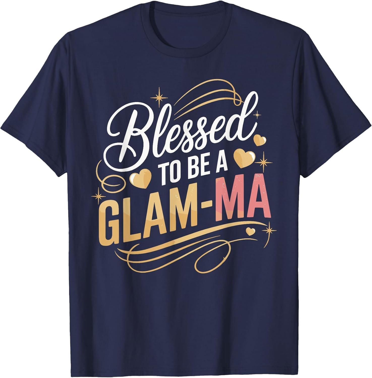 Blessed to Be a Glam-Ma Cute Funny Grandma