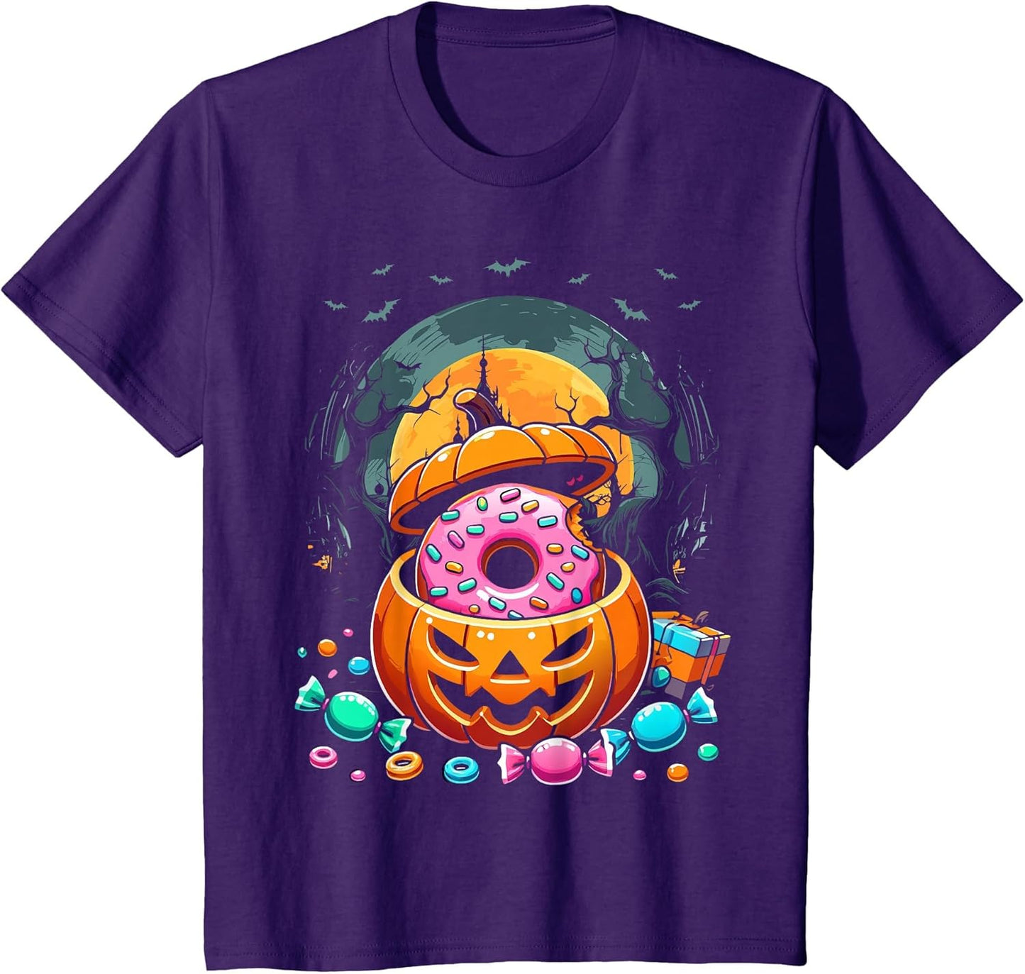 Donut Pumpkin Halloween Costume Funny Doughnut Sprinkle