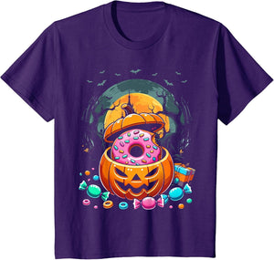 Donut Pumpkin Halloween Costume Funny Doughnut Sprinkle