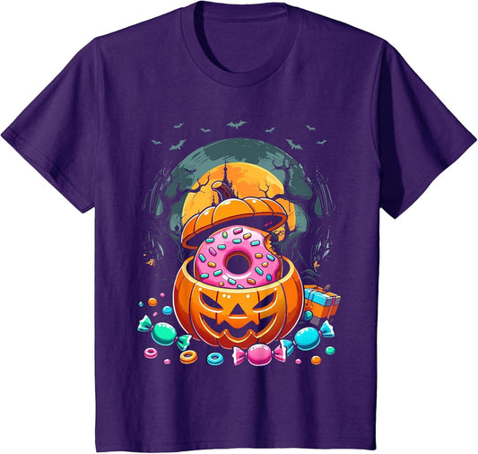 Donut Pumpkin Halloween Costume Funny Doughnut Sprinkle
