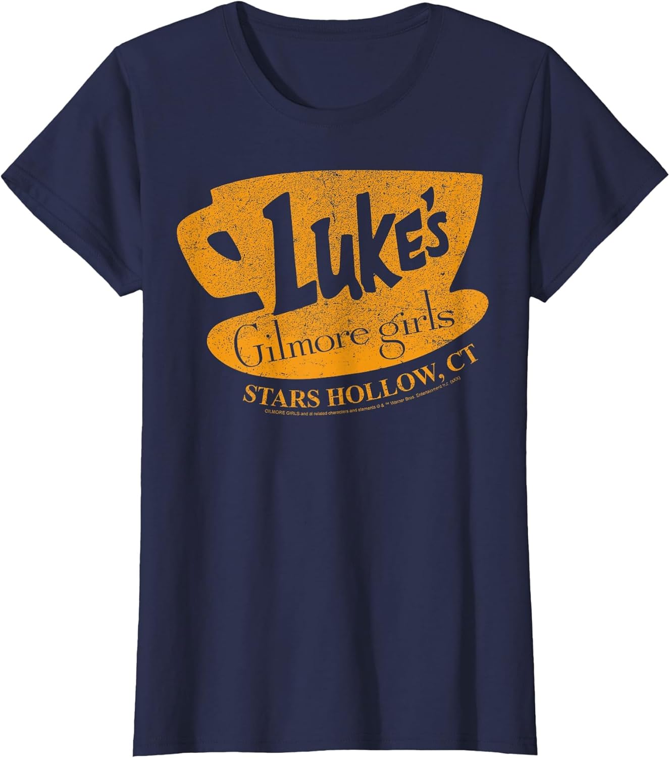 Gilmore Girls Luke's Diner Stars Hollow Distressed Sign