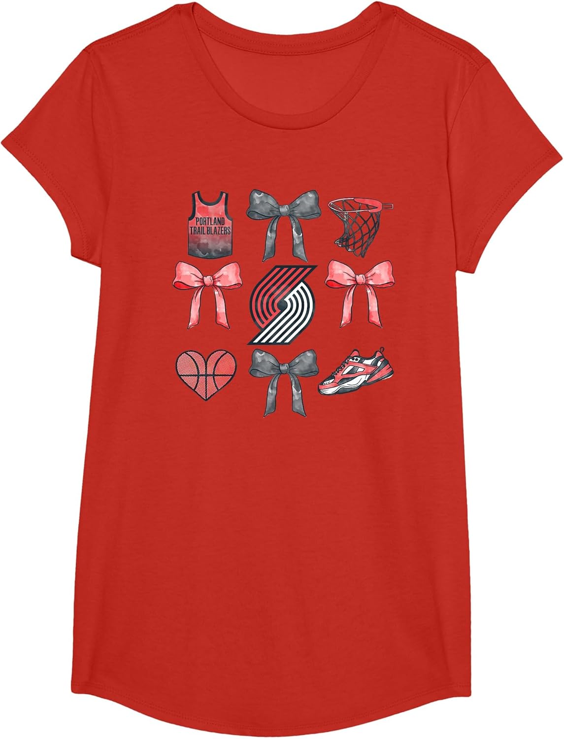 NBA Portland Trail Blazers Bow Grid