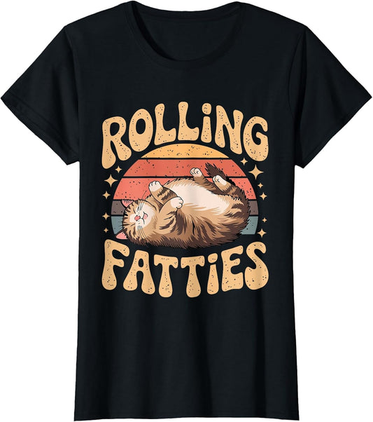 Rolling Fatty Cat Animal Funny Cat