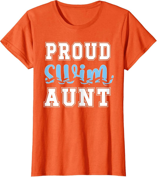 Proud Swim Aunt Swimming Auntie