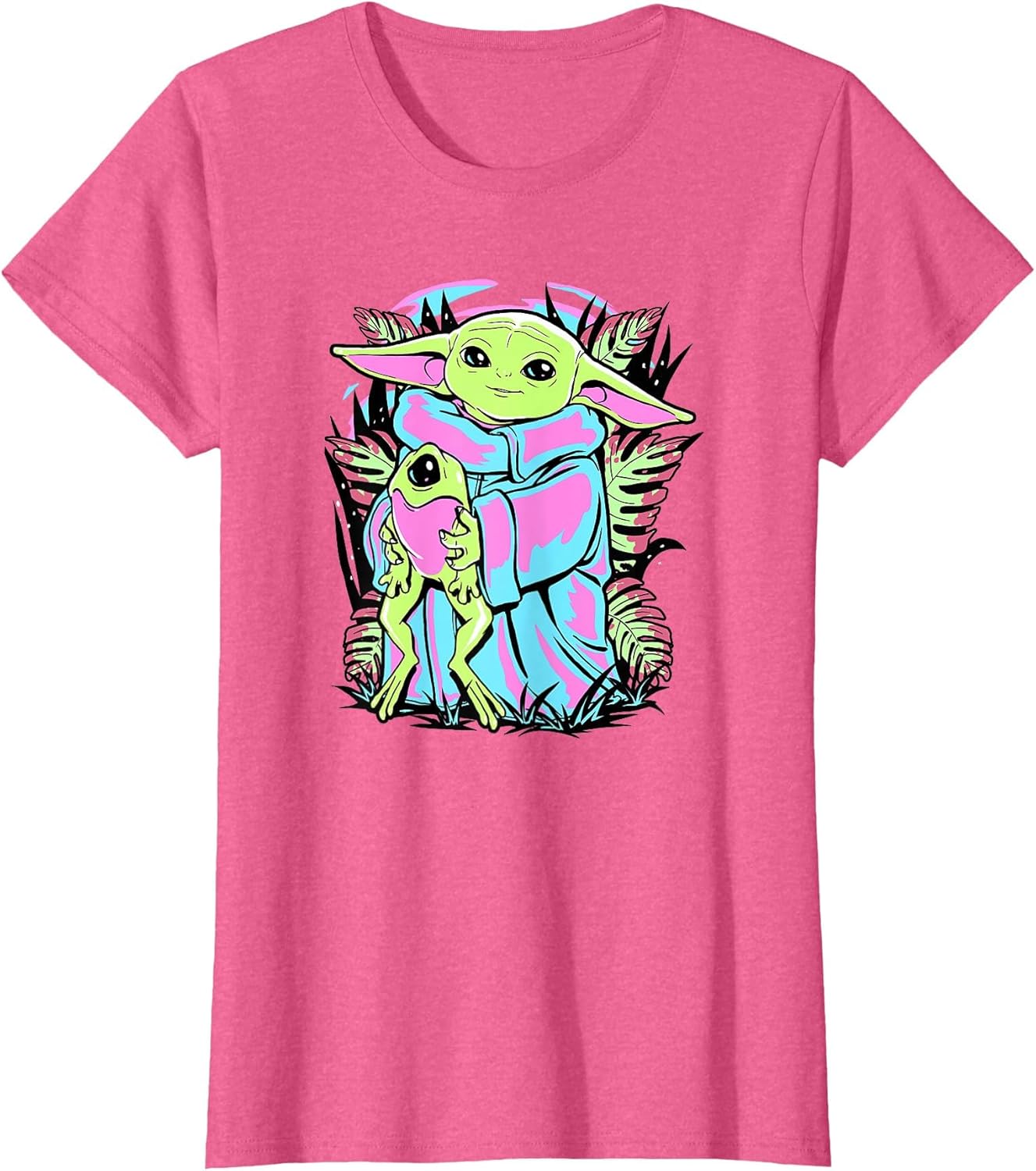Star Wars: The Mandalorian Grogu & Frog Neon Vintage