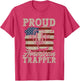 Trapping Trap Hunting American Flag Proud American Trapper