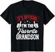 It's Official I'm The Favorite Grandson Funny Vintage
