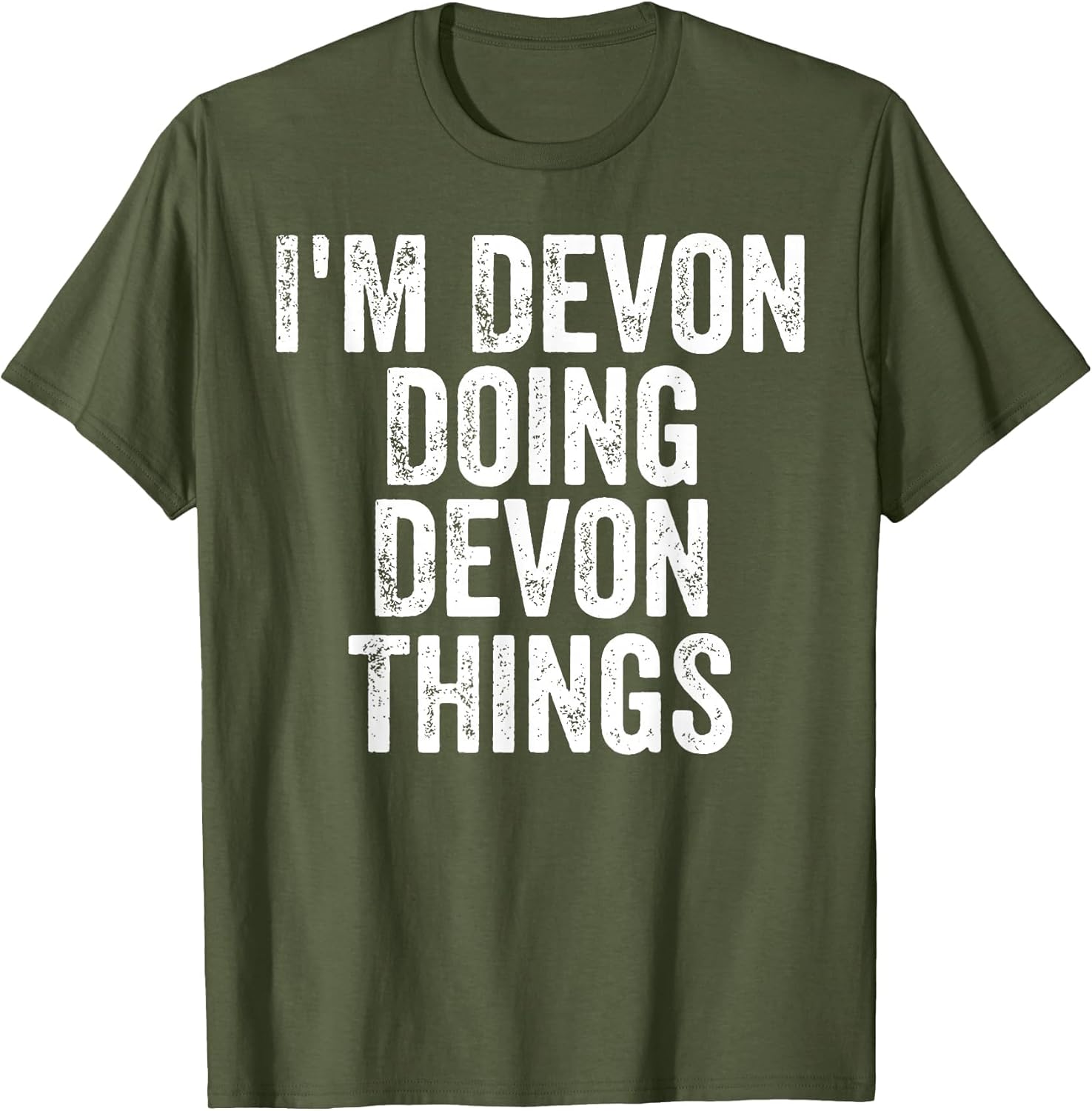 I'm Devon Doing Devon Things Shirt Personalized First Name