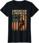 Retro Lineman American Flag Electric Cable Patriotic Lineman