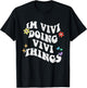 Retro Groovy Im Vivi Doing Vivi Things Funny Mother's Day