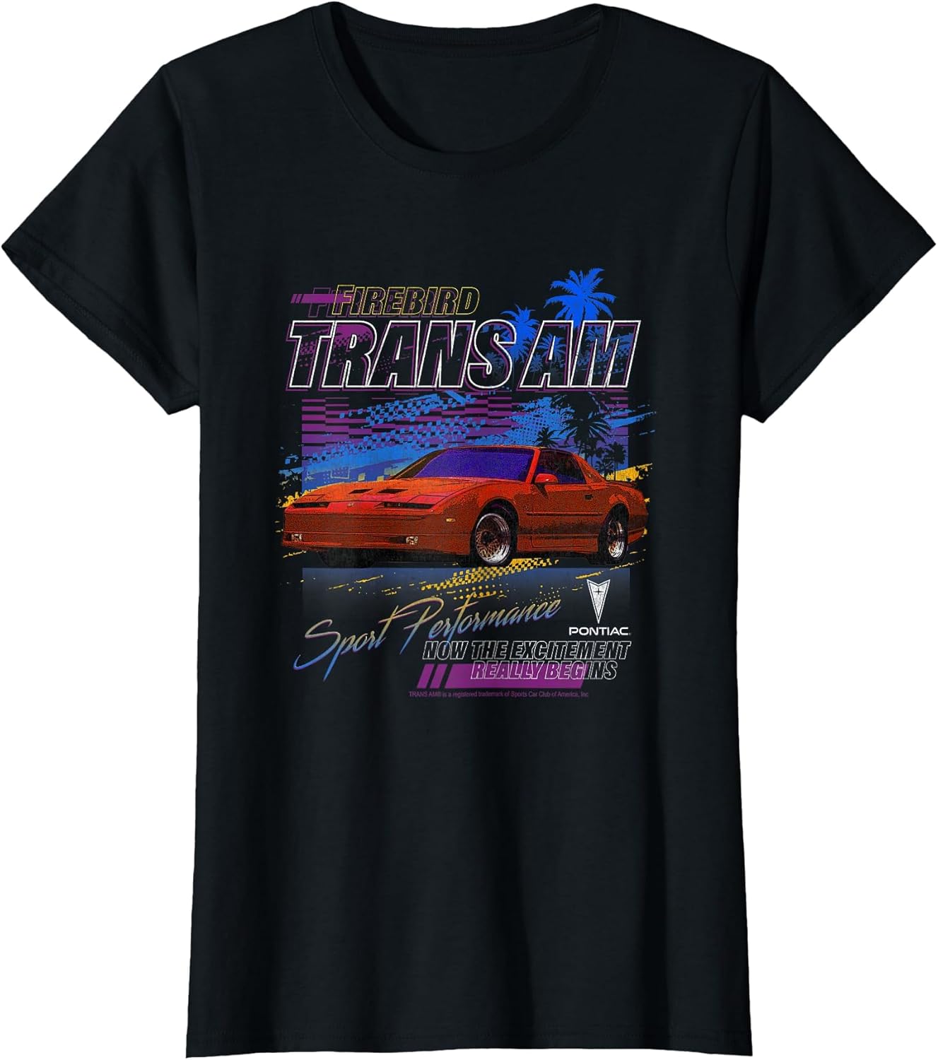 Trans Am Pontiac Firebird Y2K Retro Palm Tree