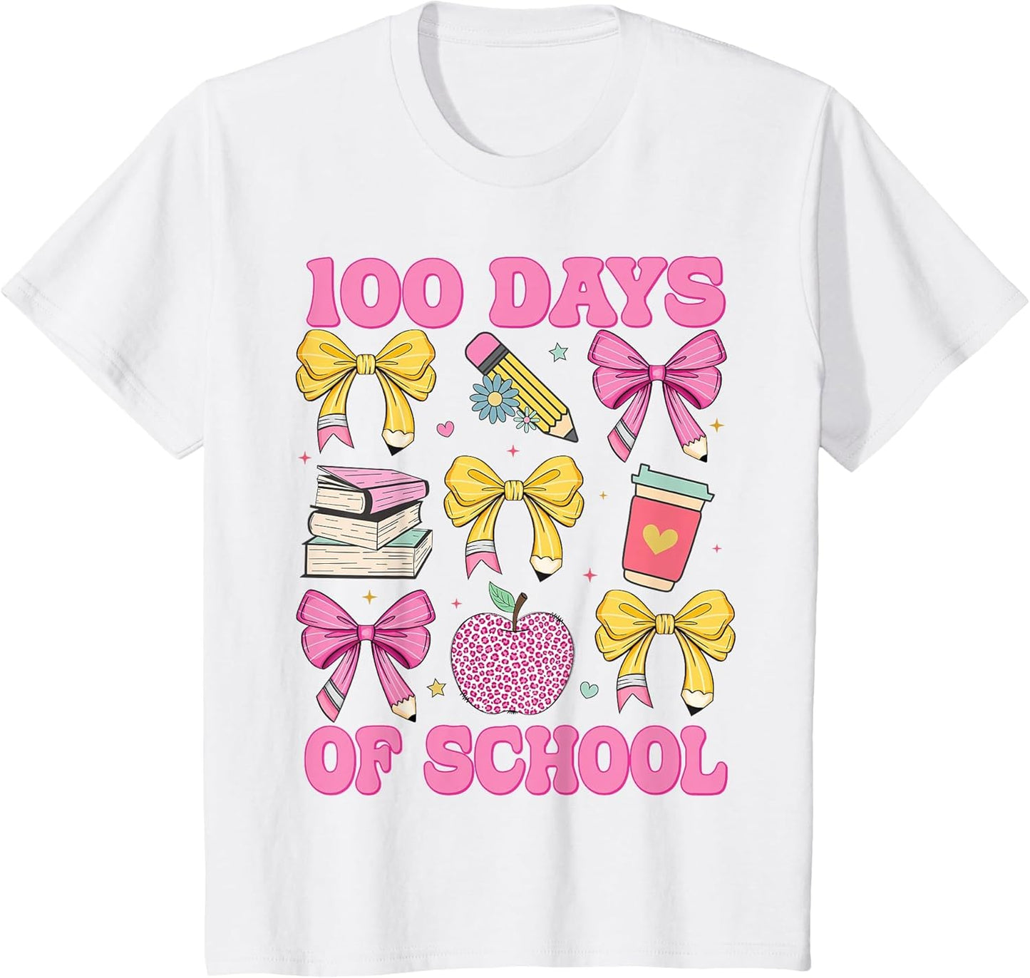 100 Days of School Coquette Bow 100th Day of School Teacher