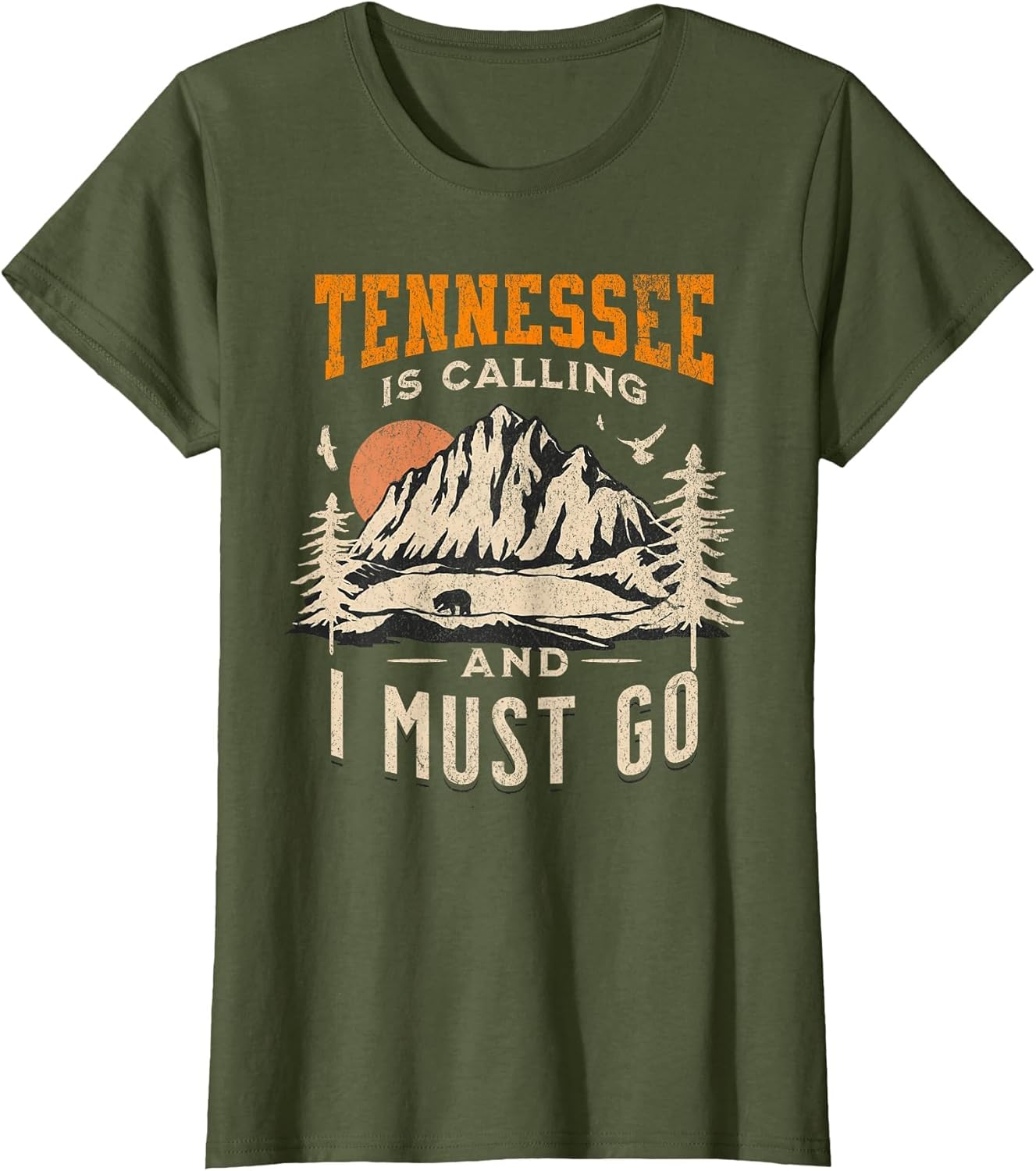Vintage Tennessee is Calling and I Must Go, Distressed Print