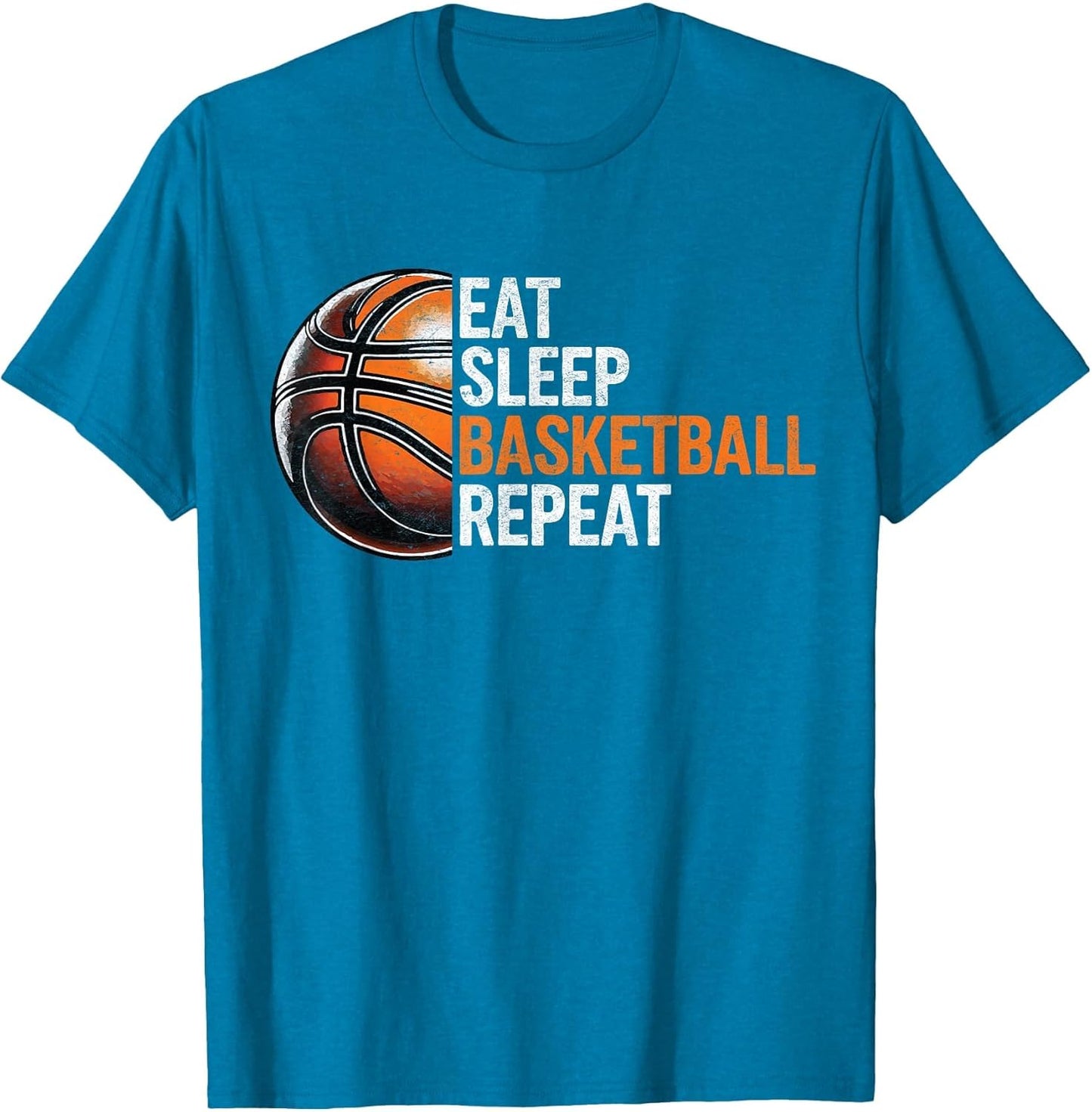 Eat Sleep Basketball Repeat Funny Basketball Coach
