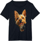 Silky Terrier Dog Motif Pet Illustration Silky Terrier