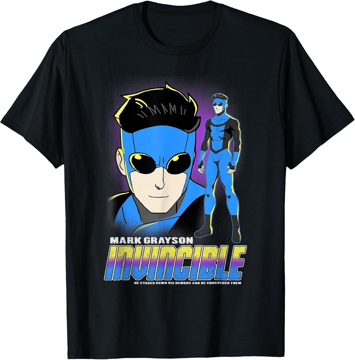 Invincible Mark Grayson Blue Suit Showcase Distressed